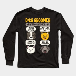 Dog Grooming Long Sleeve T-Shirt